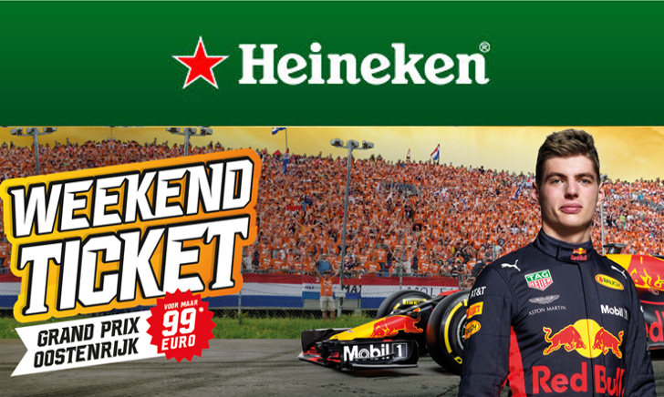 Max Verstappen ticket bij GP Oostenrijk
